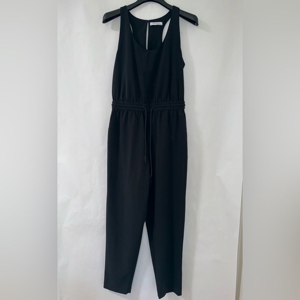 BR Standard Black Sleeveless Jumpsuit Small Minimalist Chic